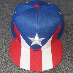 Puerto Rican flag hat